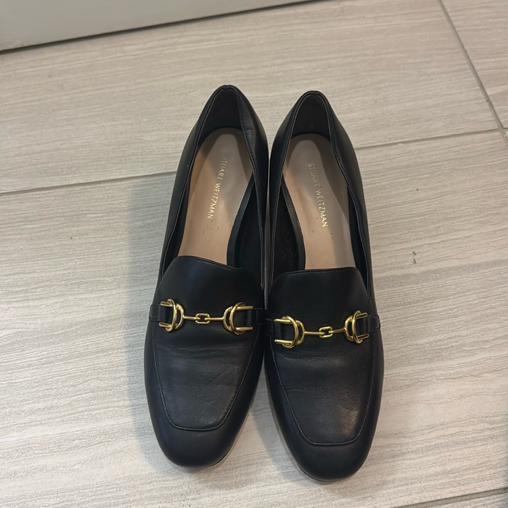 Stuart Weitzman buckled heel